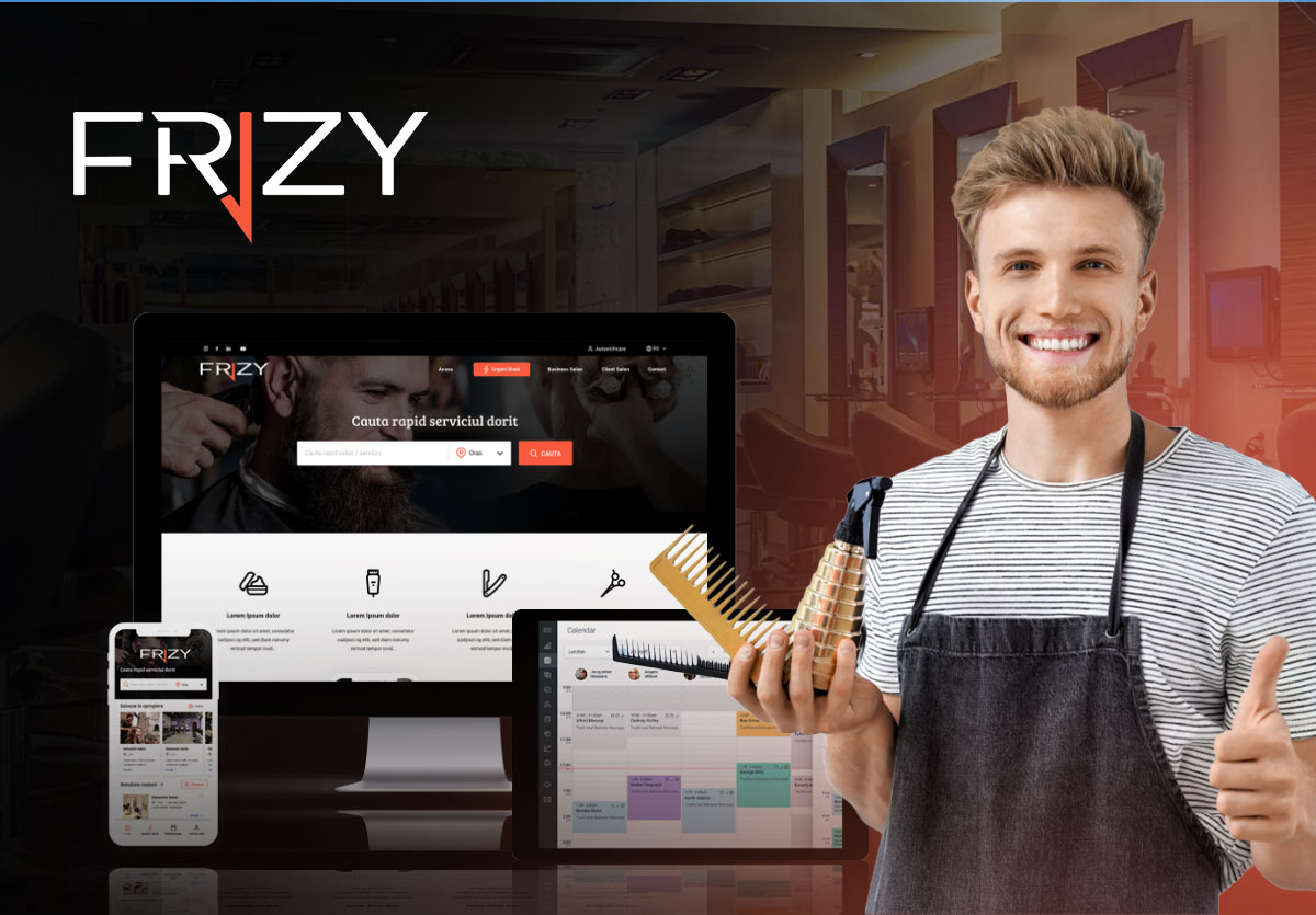 Platforma web pentru programari saloane de infrumusetare - Frizy